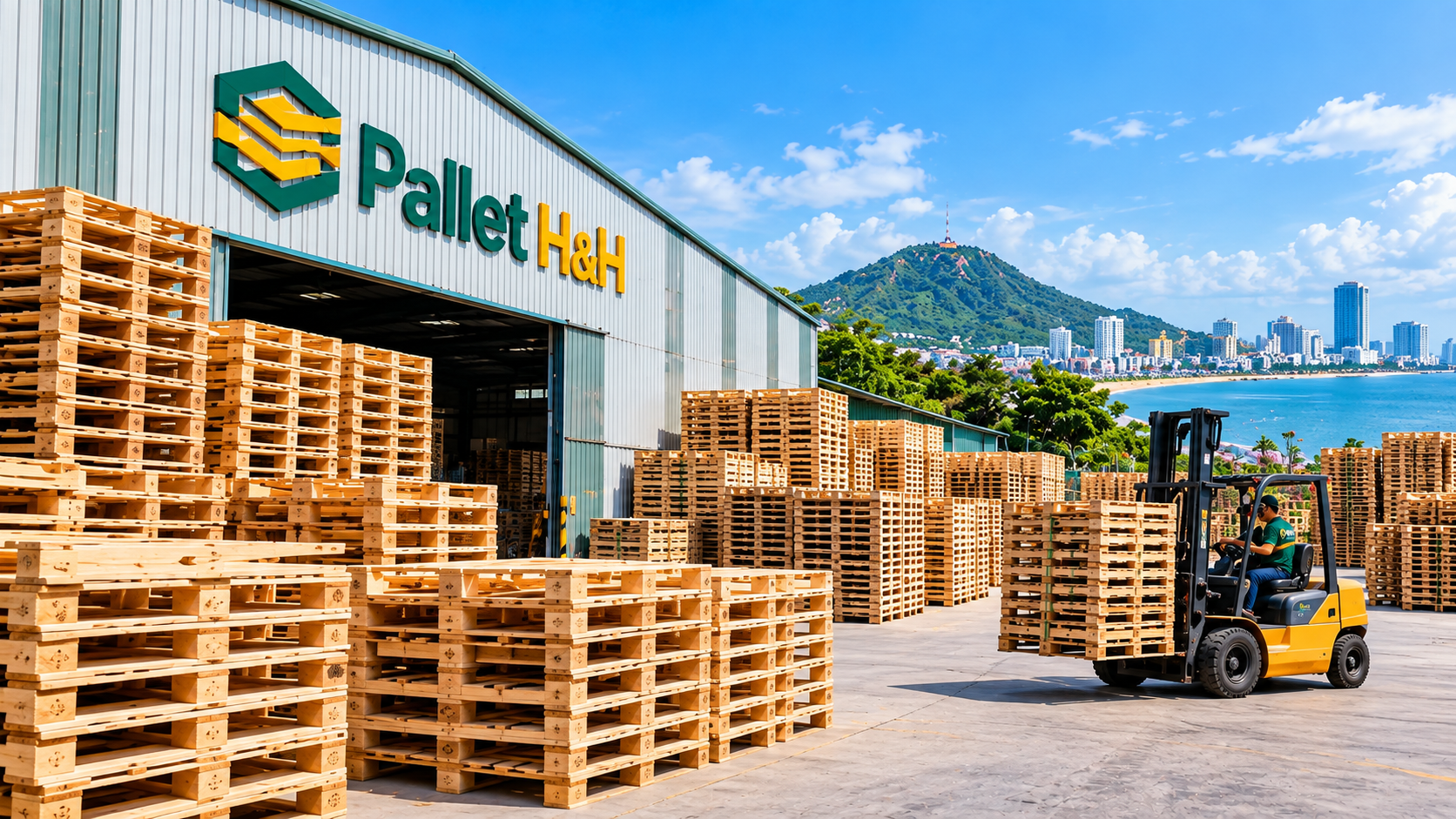 Pallet gỗ tại Vũng Tàu - Pallet H&H